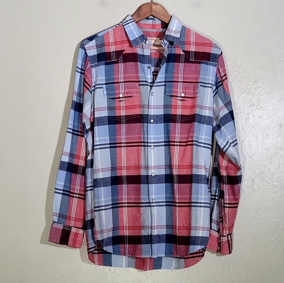 Brooks Brothers Plaid Cotton Button Down - Picture 1 of 6